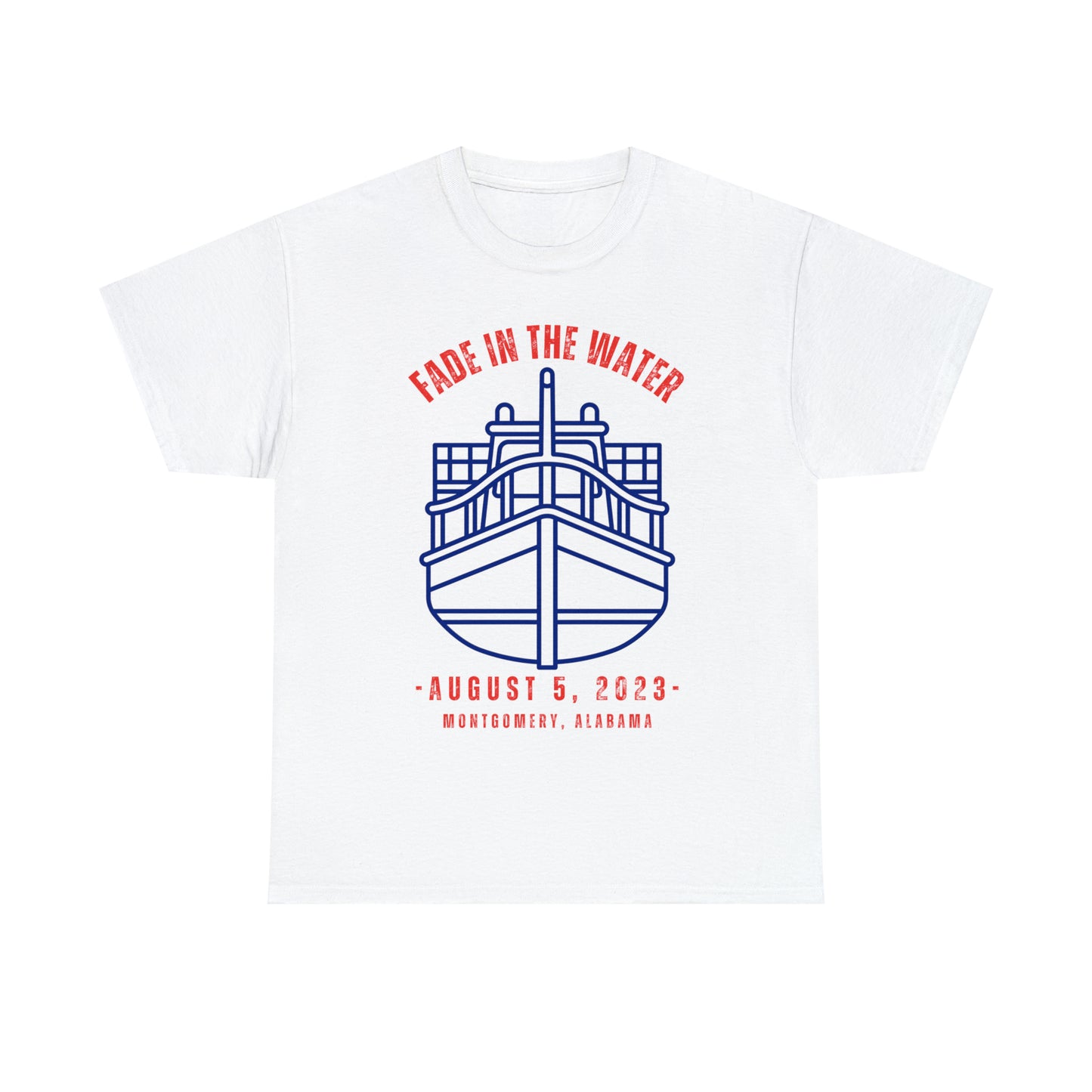 Fade in The Water Tee Shirt | Thors Chair Montgomery Alabama Boat T-Shirt