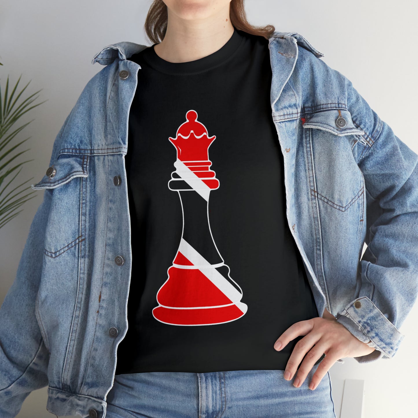 Trini Queen Trinidad and Tobago Flag Chess Piece T-Shirt | Unisex Tee Shirt