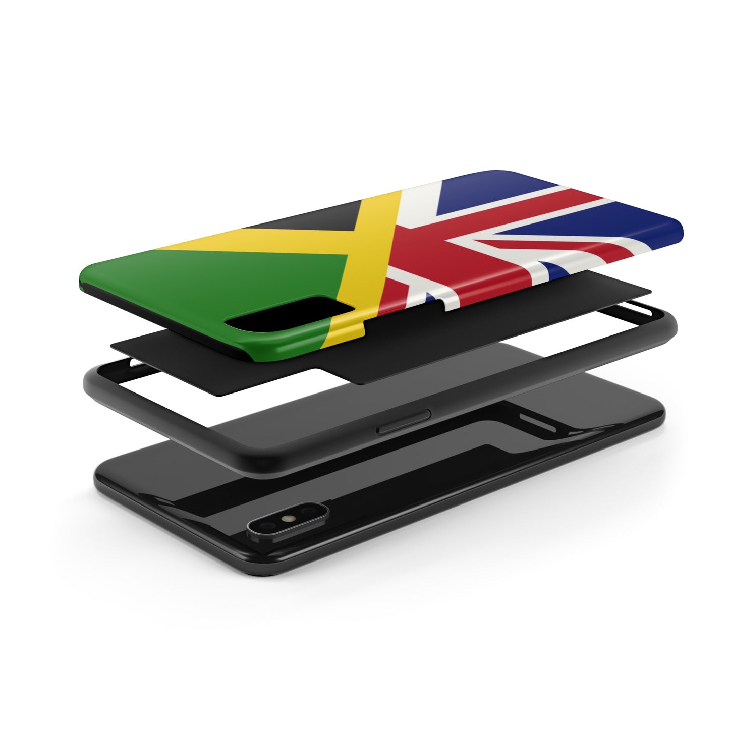 UK Jamaican Flag Union Jack Jamaica Tough Phone Cases