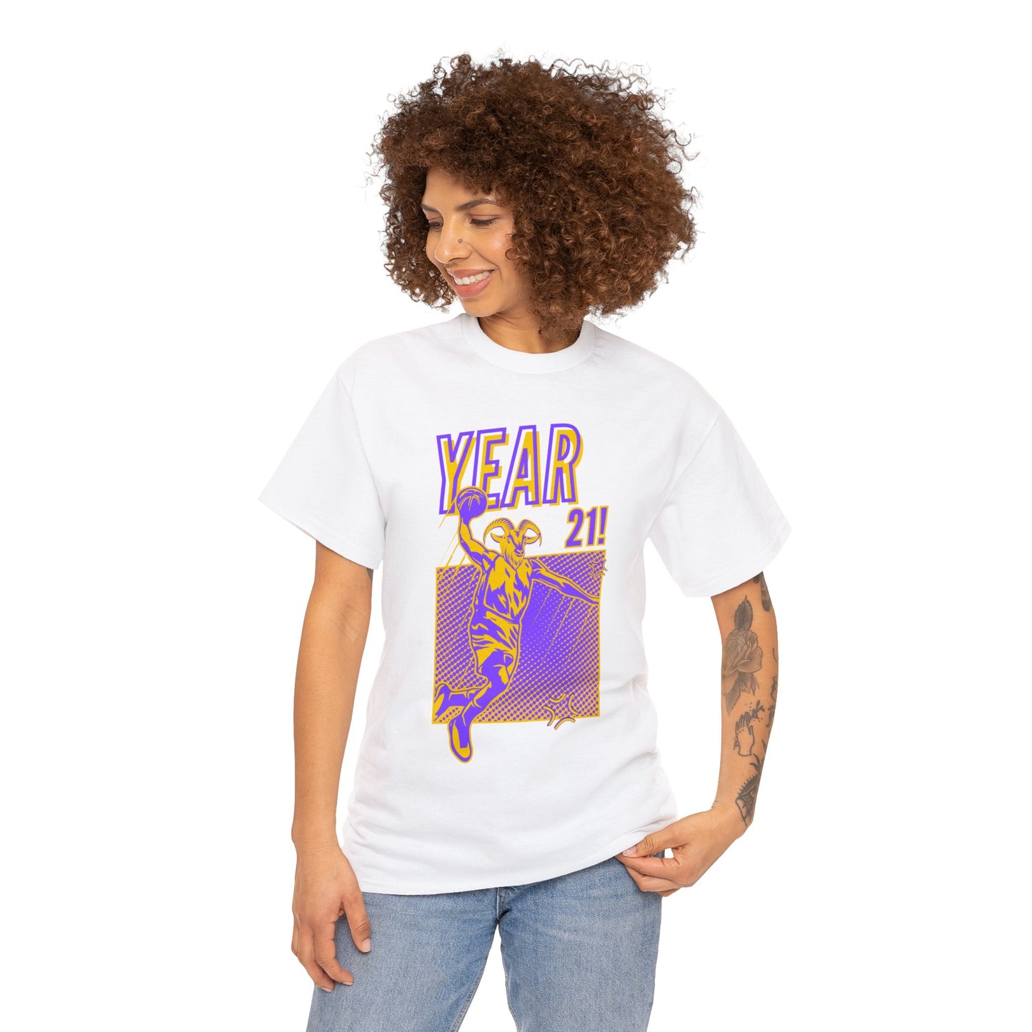 Year 21 GOAT James Basketball Los Angeles T-Shirt | Unisex Tee Shirt