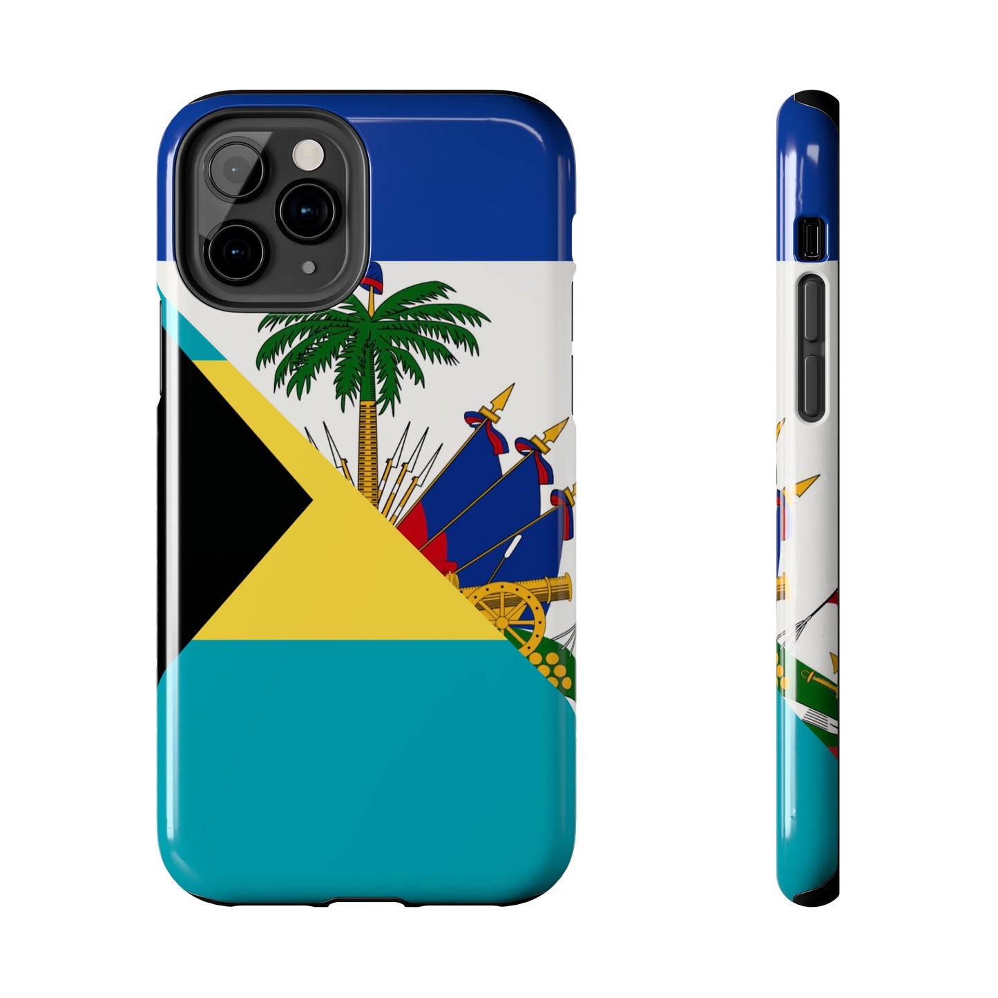 Bahamas Haiti Flag Bahamian Haitian Tough Phone Cases