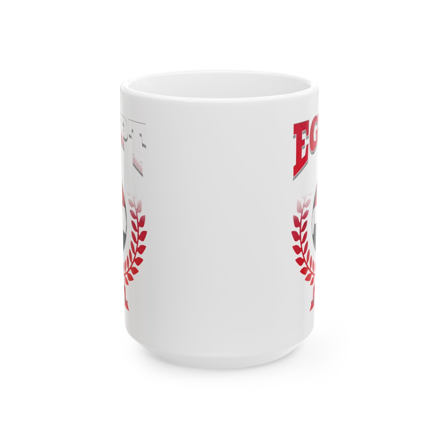 Egypt 2024 Soccer Football Championship Games Egyptian Team Ceramic Mug 11oz, 15oz Cup