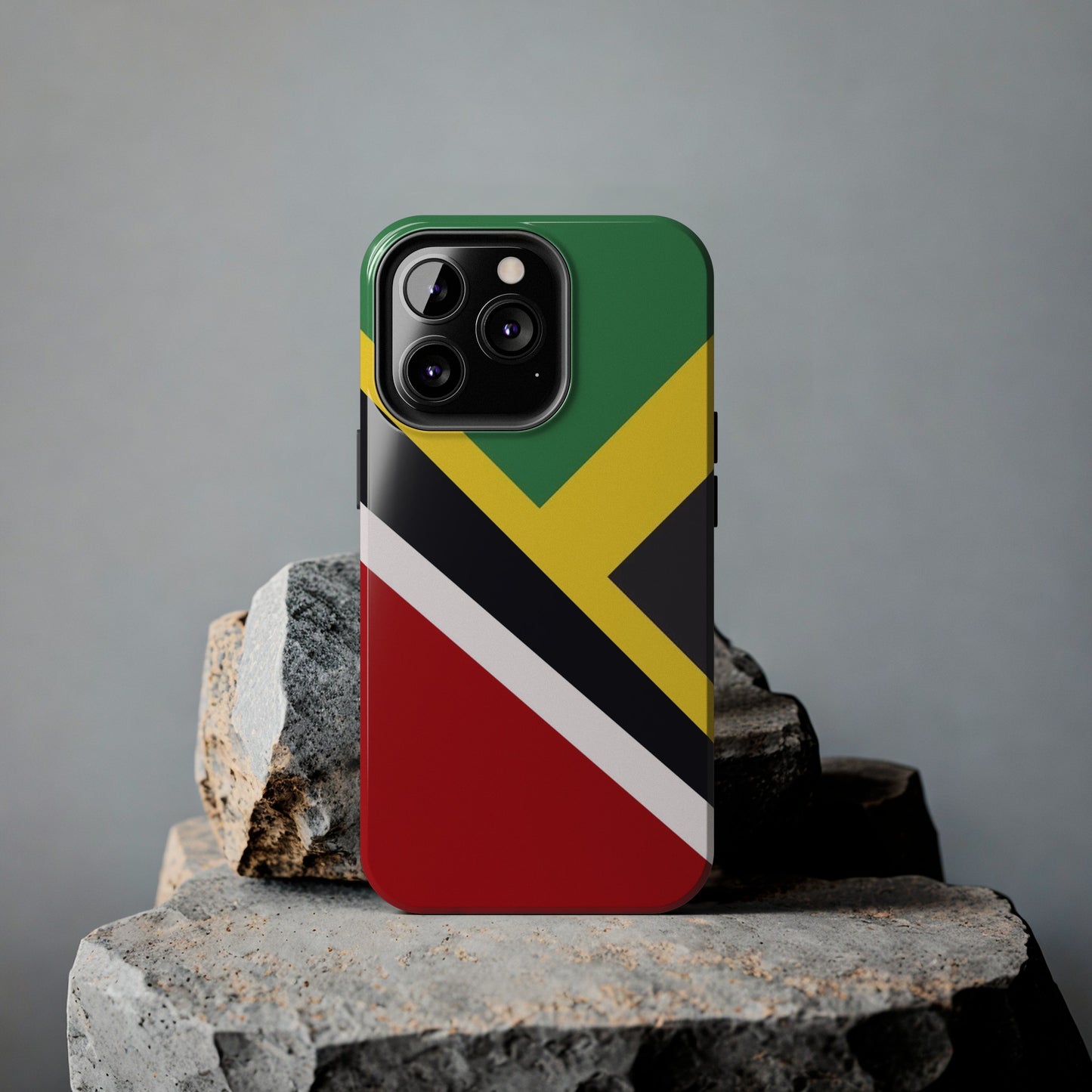 Jamaica Trinidad Flag Jamaican Trini Tough Phone Cases