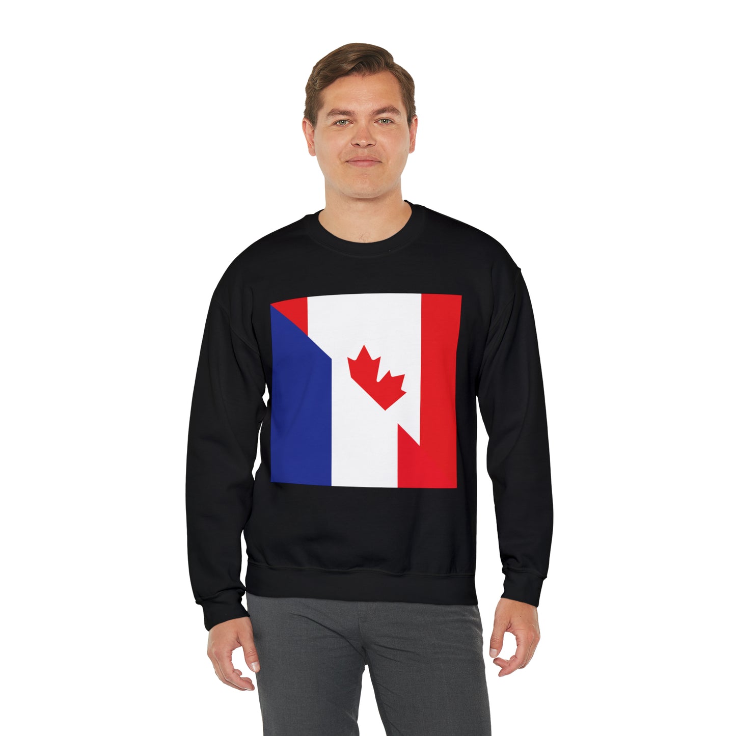 French Canadian Flag France Canada Unisex Sweatshirt