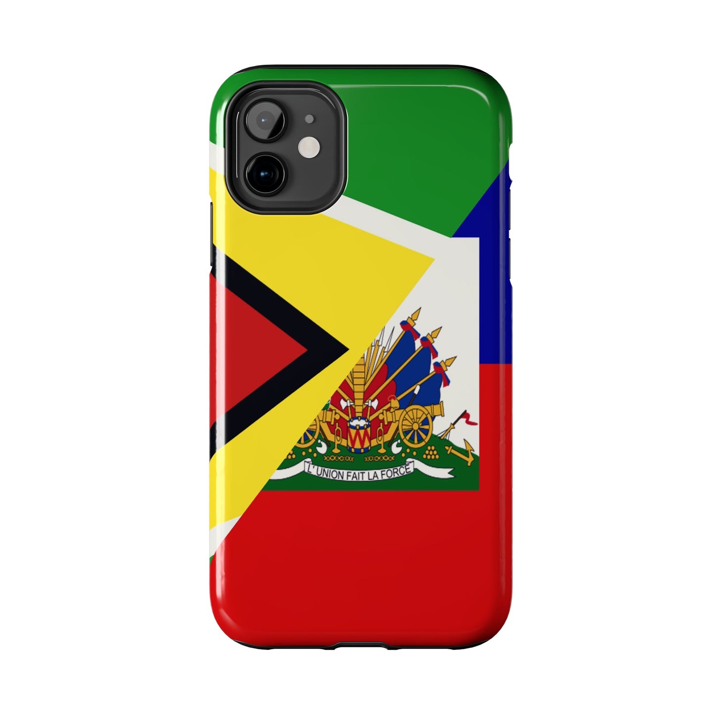 Haiti Guyana Flag Haitian Guyanese Tough Phone Cases