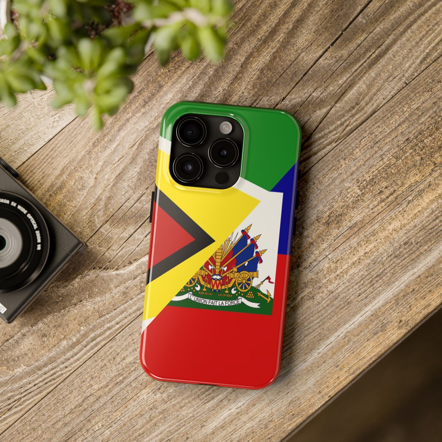 Haiti Guyana Flag Haitian Guyanese Tough Phone Cases