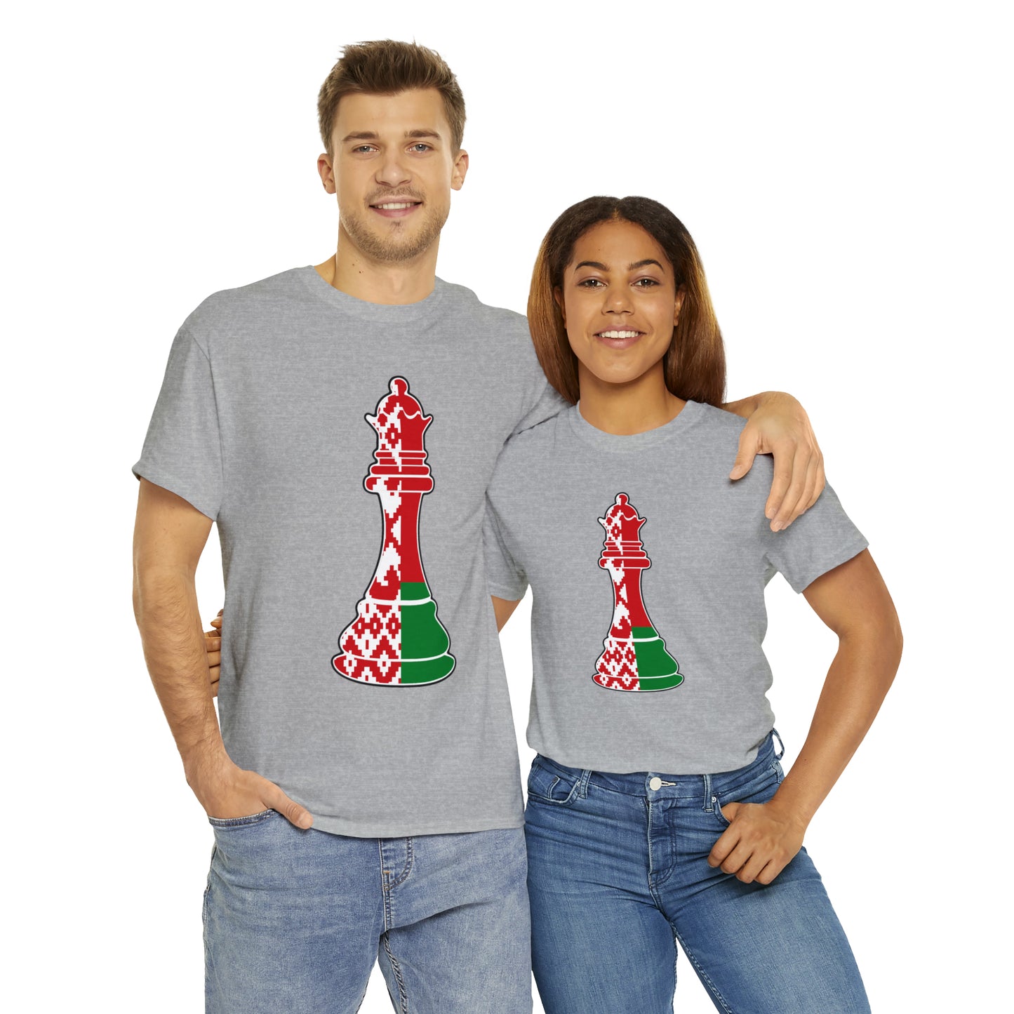 Belarusian Queen Flag Chess Piece Belarus T-Shirt | Unisex Tee Shirt