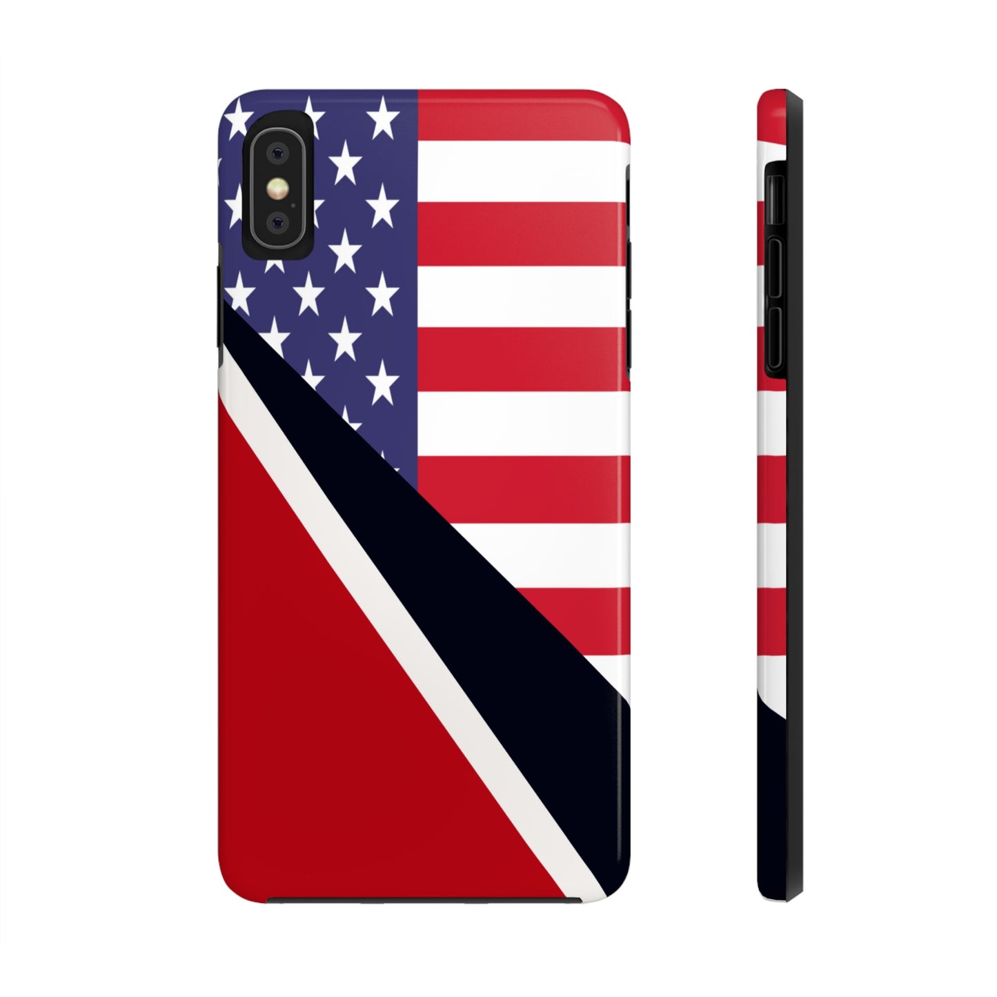 Trinidad American Flag Trini USA Tough Phone Cases