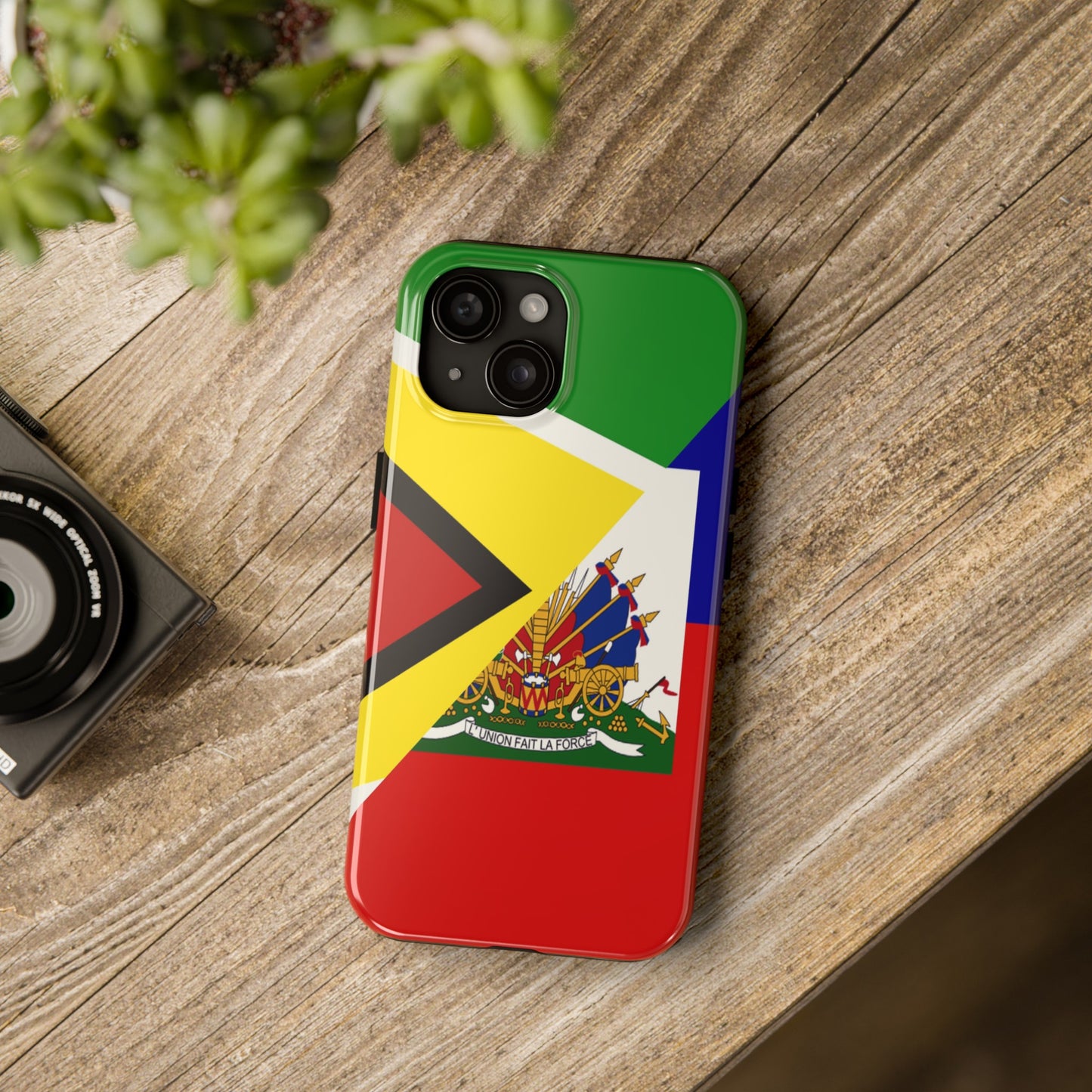 Haiti Guyana Flag Haitian Guyanese Tough Phone Cases