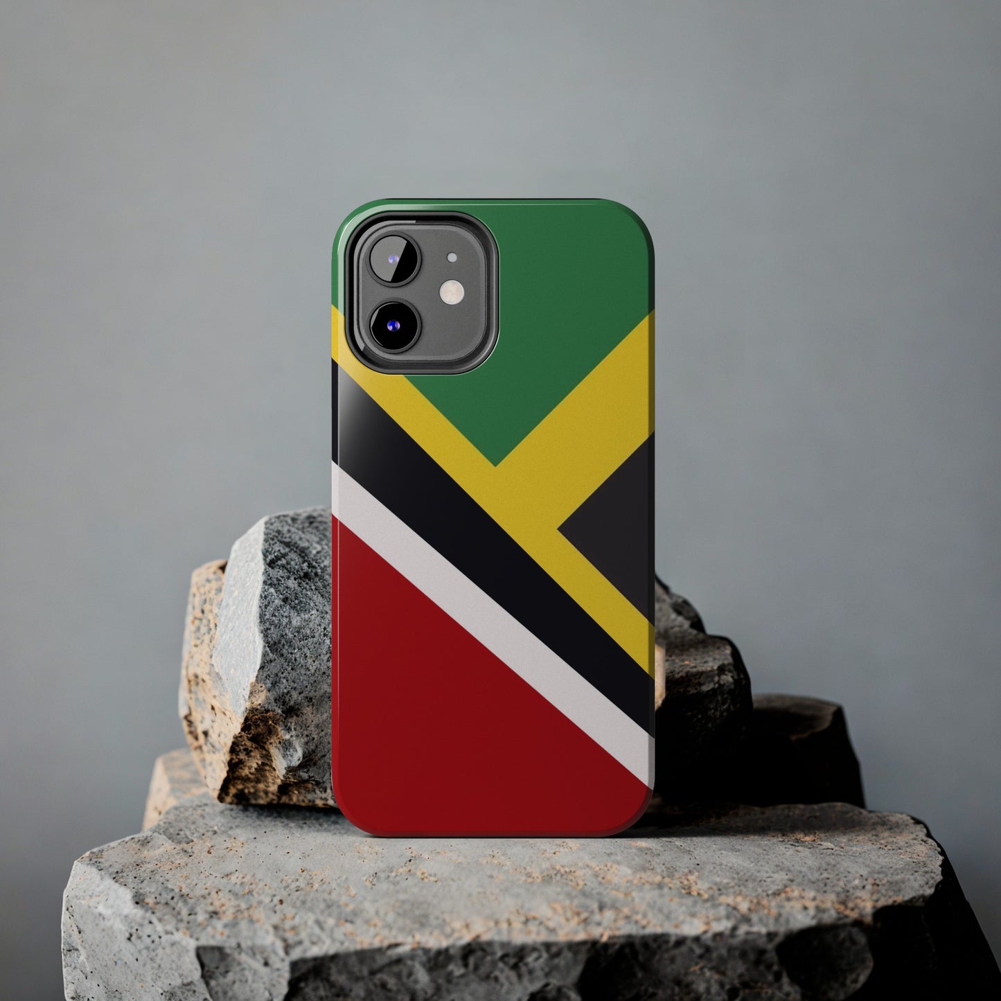 Jamaica Trinidad Flag Jamaican Trini Tough Phone Cases