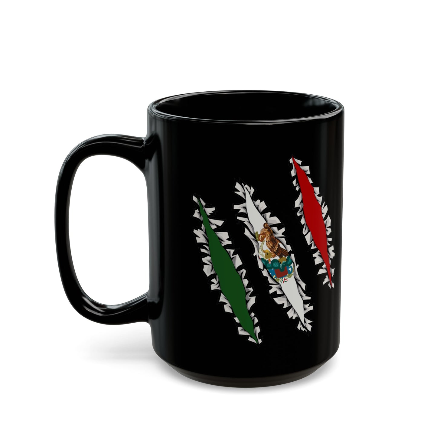 Mexico Slash Black Mug (11oz, 15oz)