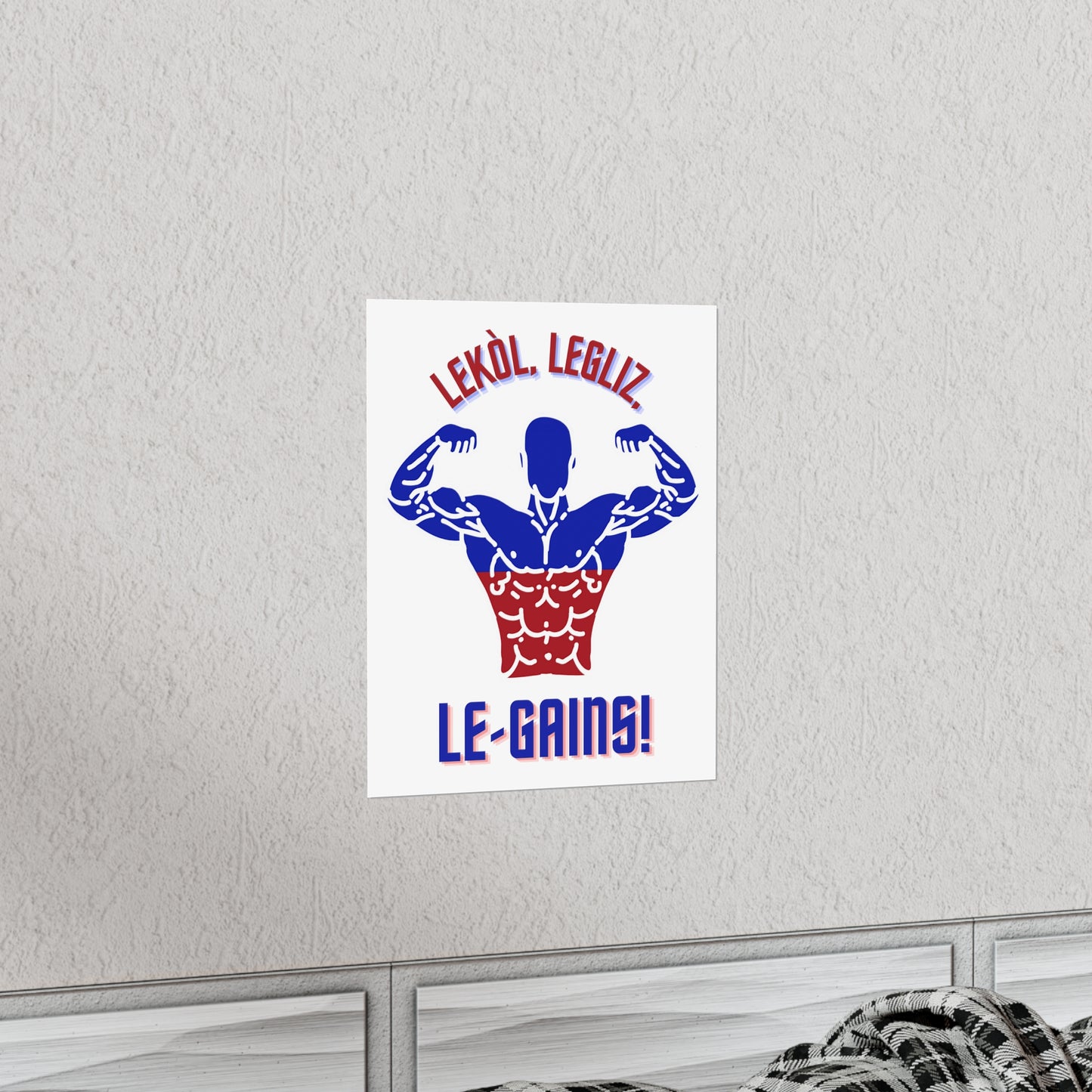 Lekol Legliz LeGainz Premium Matte Poster | Haitian Art