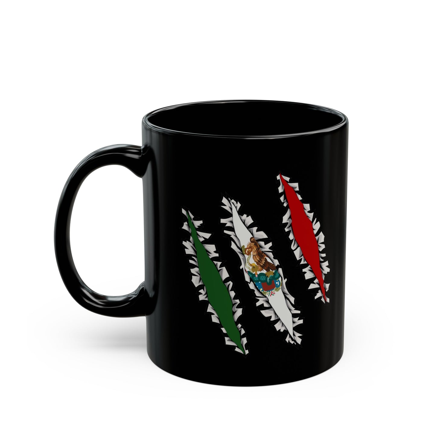 Mexico Slash Black Mug (11oz, 15oz)