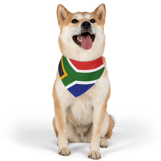 South Africa Pet Bandana Collar | South African Flag Dog Cat Animal