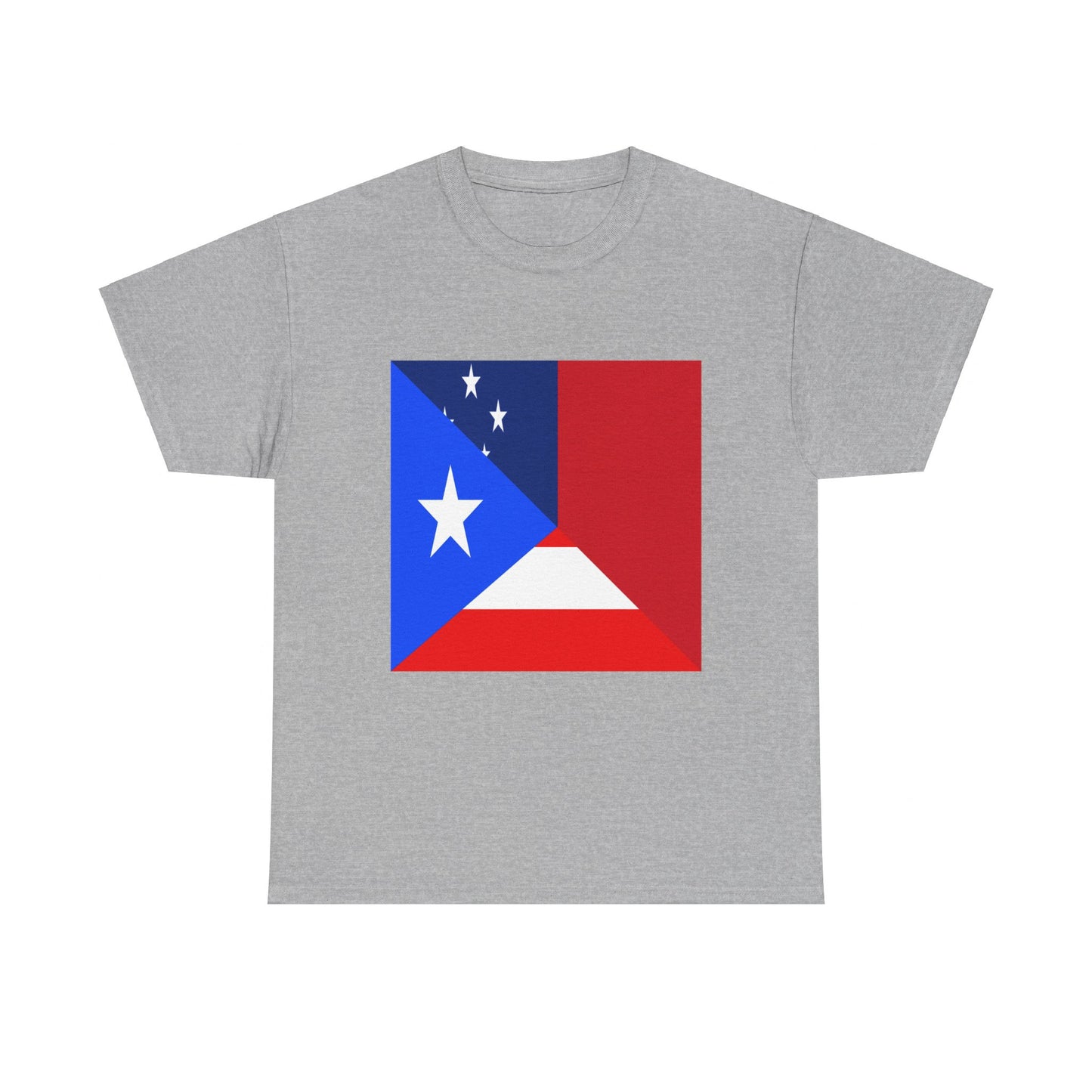 Puerto Rican Samoan Flag Tee Shirt | Unisex Puerto Rico Samoa USA Tshirt