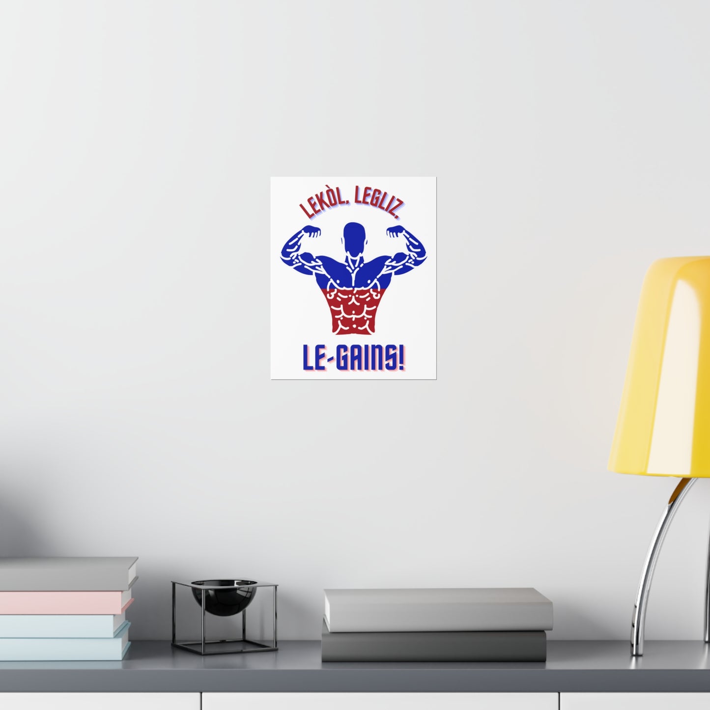 Lekol Legliz LeGainz Premium Matte Poster | Haitian Art