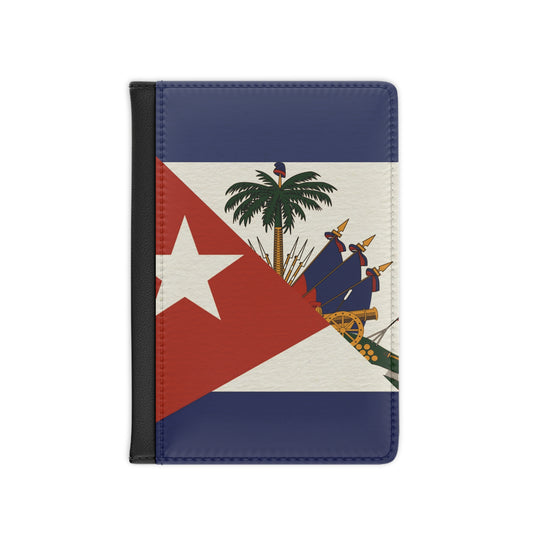 Haiti Cuba Flag Haitian Cuban Passport Cover