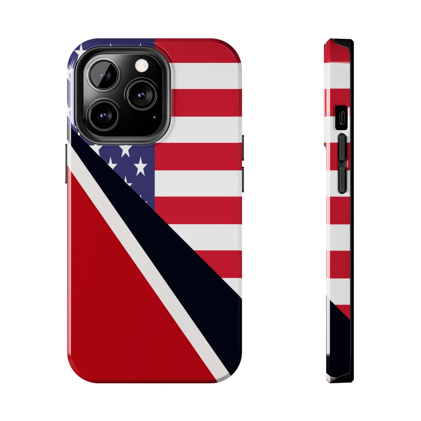 Trinidad American Flag Trini USA Tough Phone Cases