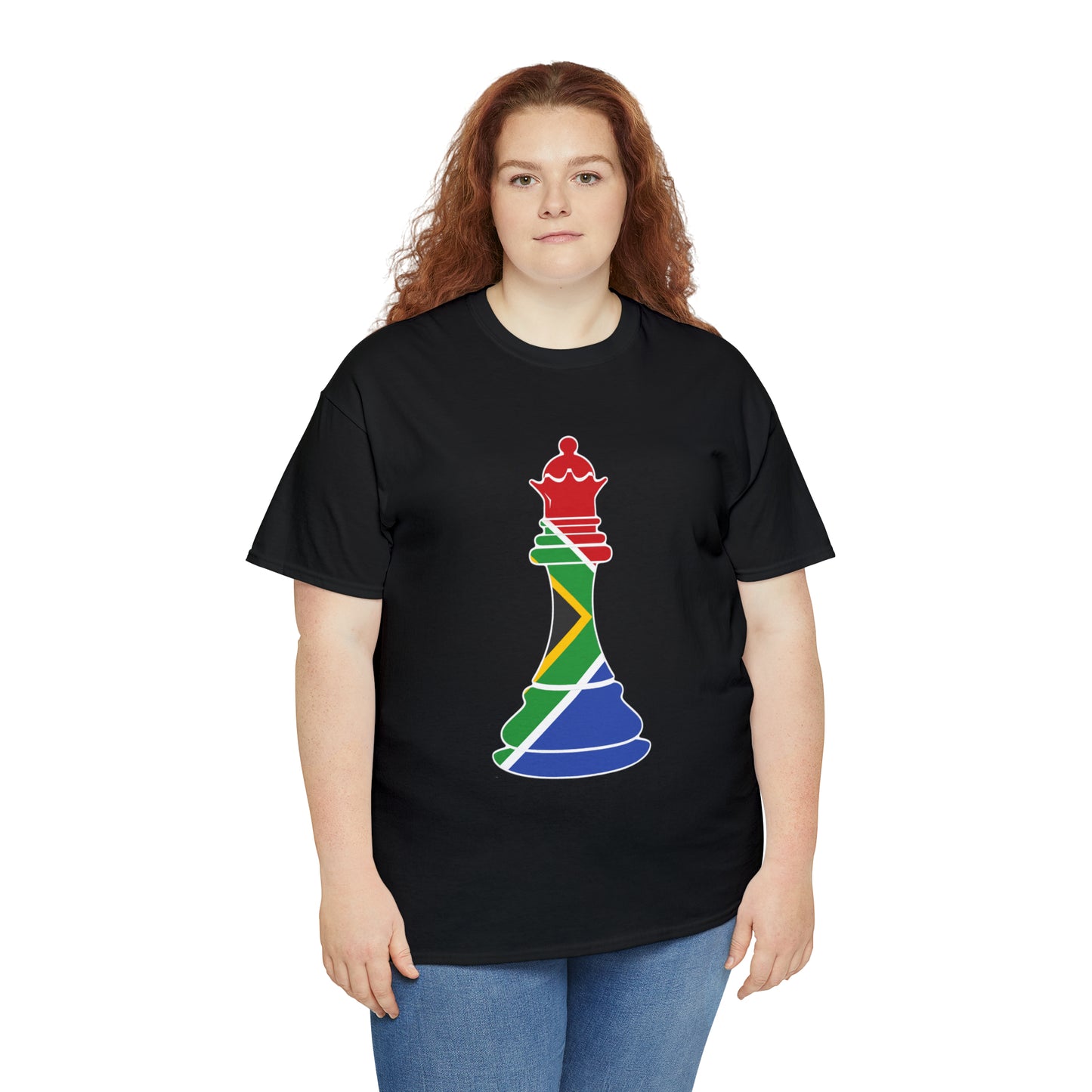 South African Queen Flag Chess Piece SA T-Shirt | Unisex Tee Shirt