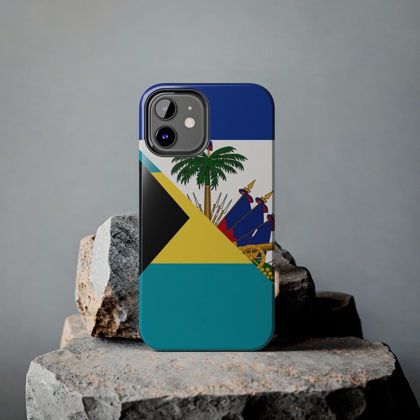 Bahamas Haiti Flag Bahamian Haitian Tough Phone Cases