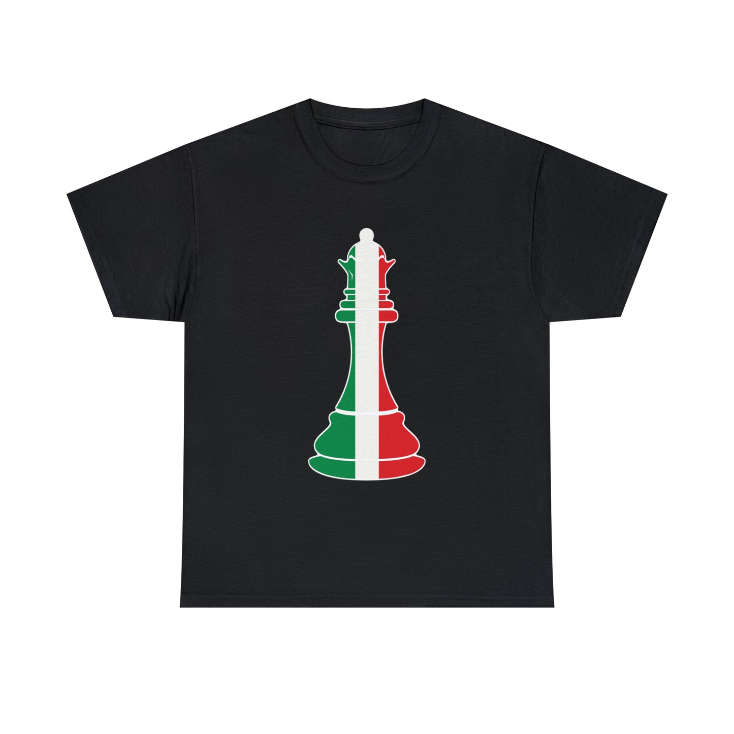 Italian Queen Flag Chess Piece Italy T-Shirt | Unisex Tee Shirt