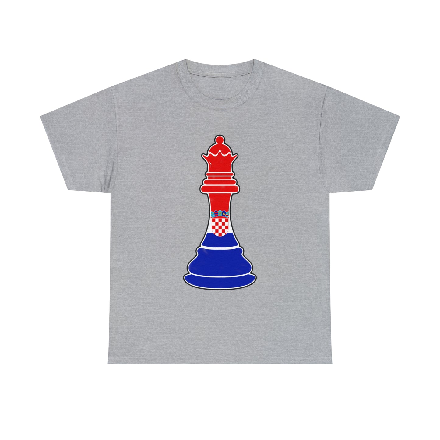 Croatian Queen Flag Chess Piece Croatia T-Shirt | Unisex Tee Shirt