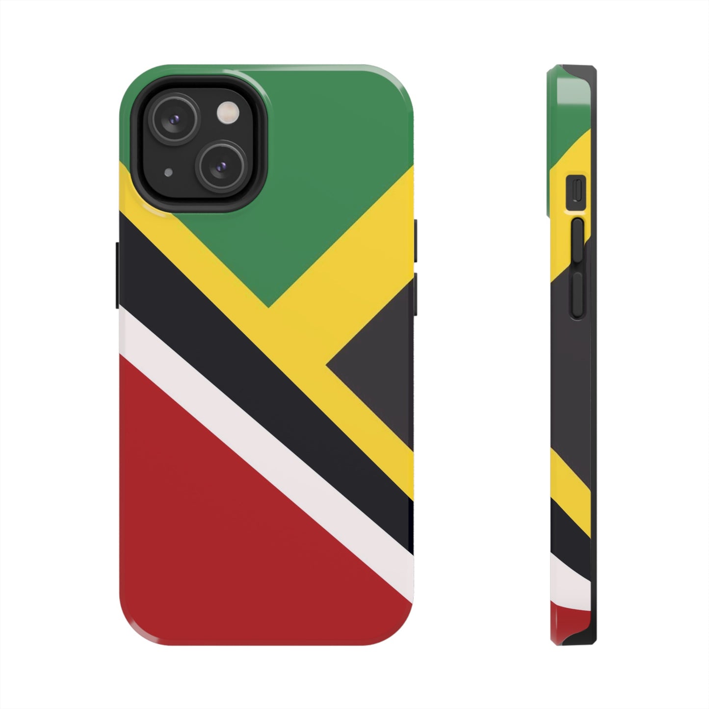 Jamaica Trinidad Flag Jamaican Trini Tough Phone Cases