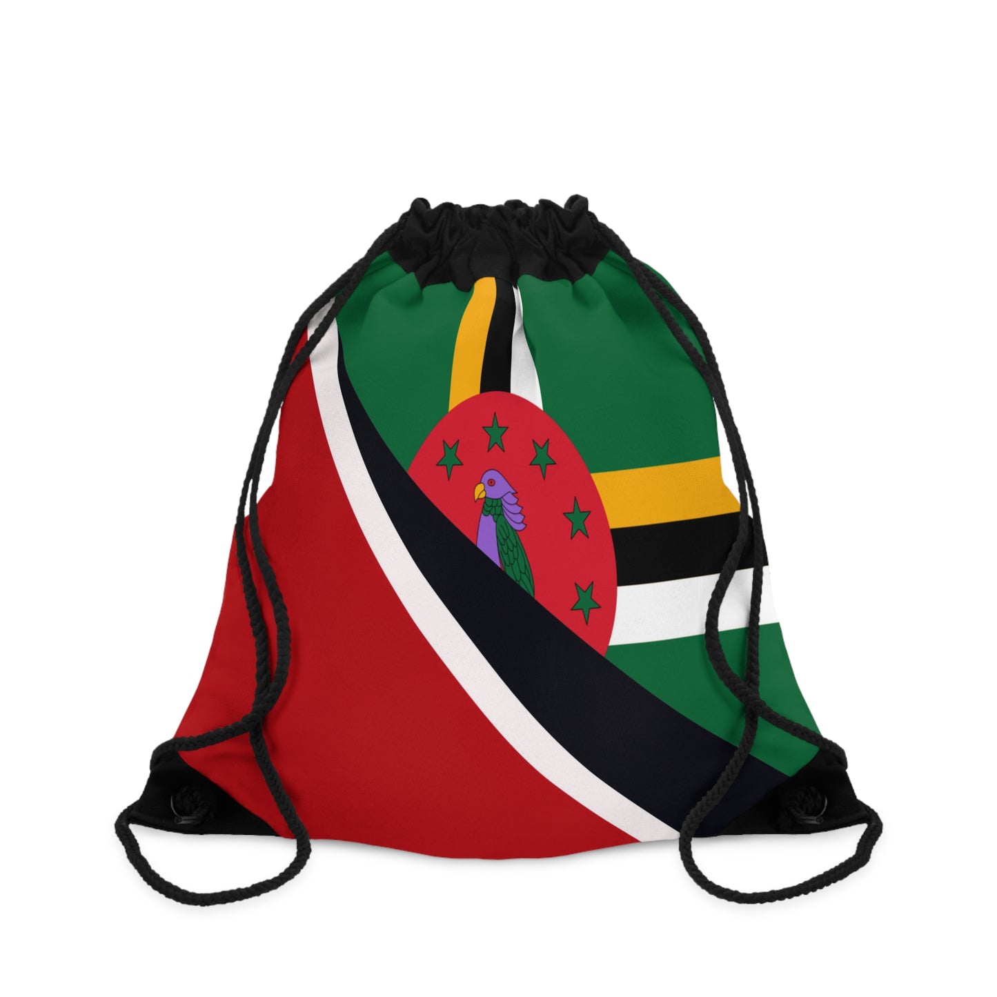 Trinidad Dominica Flag Trini Tobago Drawstring Bag