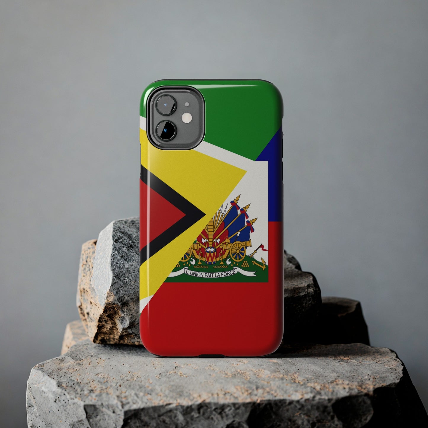 Haiti Guyana Flag Haitian Guyanese Tough Phone Cases