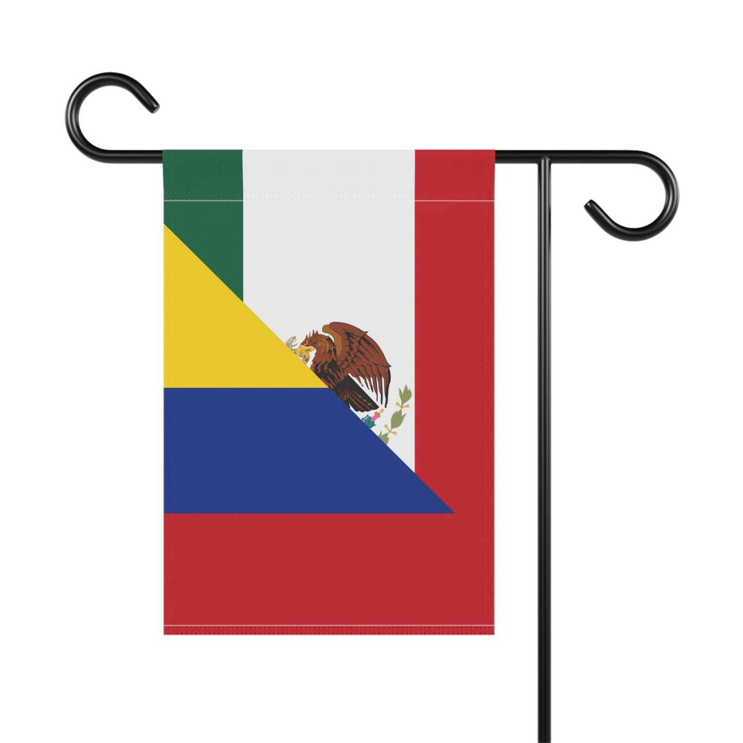 Mexican Colombian Flag Half Mexico Colombia Garden & House Banner