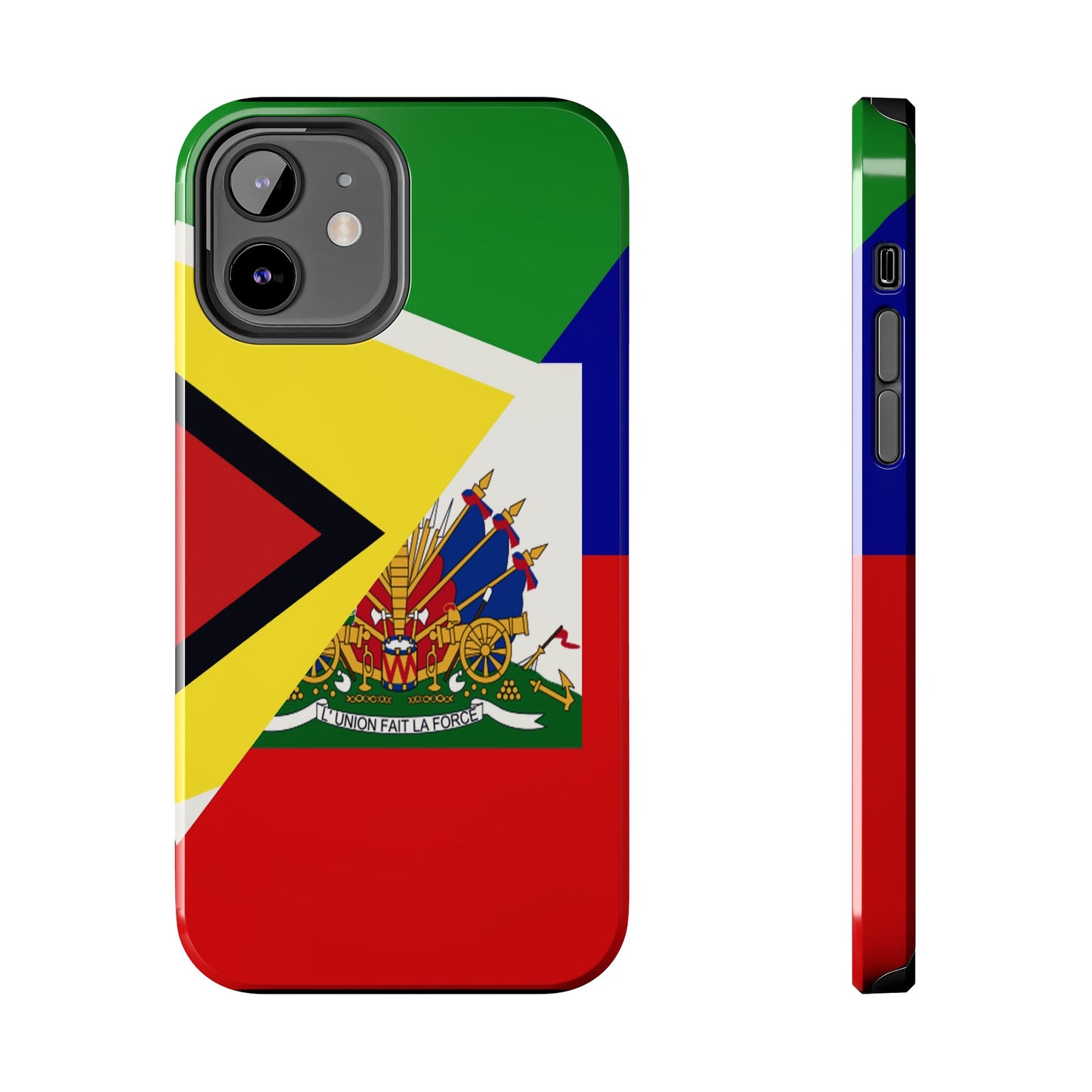 Haiti Guyana Flag Haitian Guyanese Tough Phone Cases