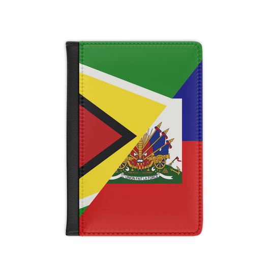 Haiti Guyana Flag Haitian Guyanese Passport Cover