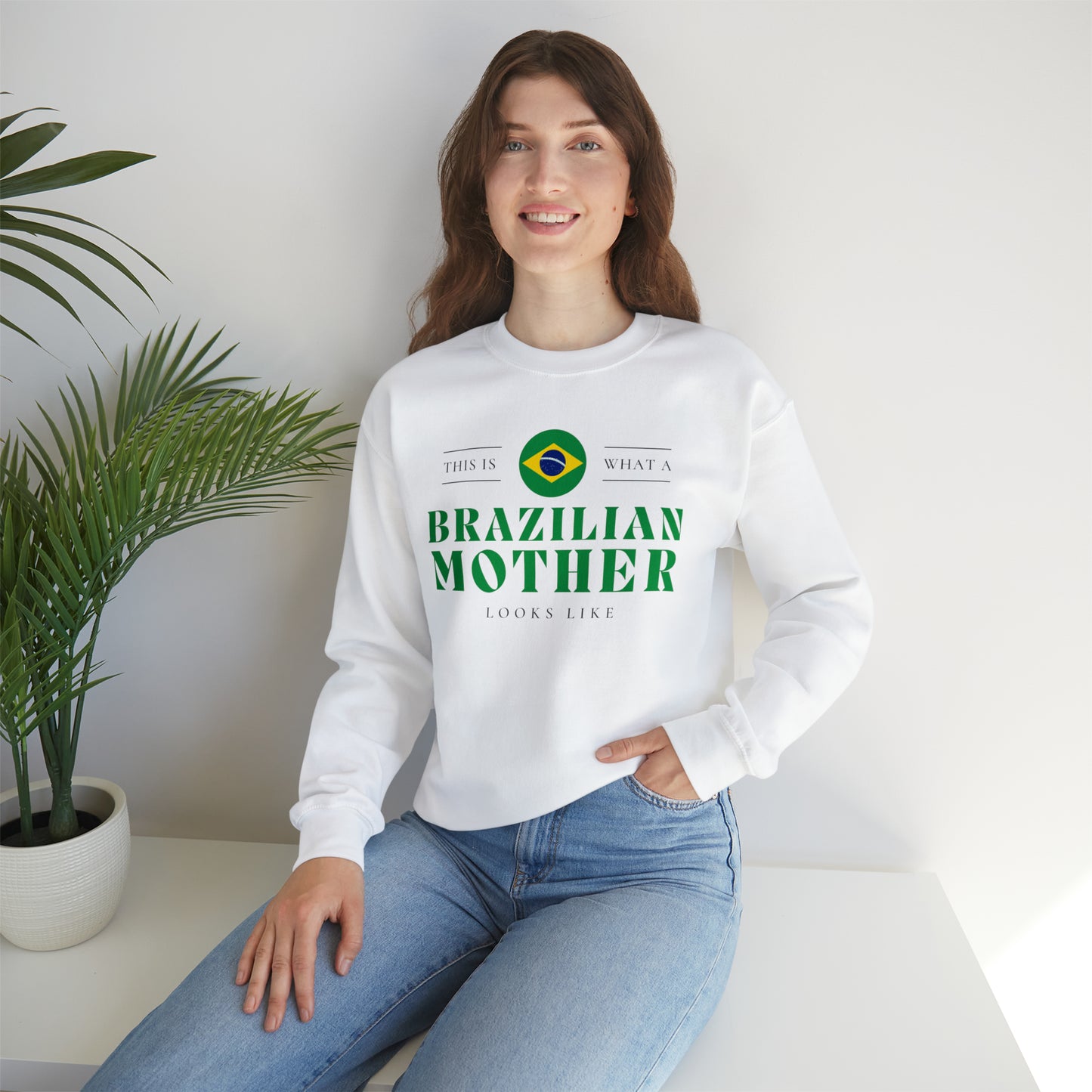 Brazilian Mother Looks Like Brazil Mom Unisex Sweatshirt