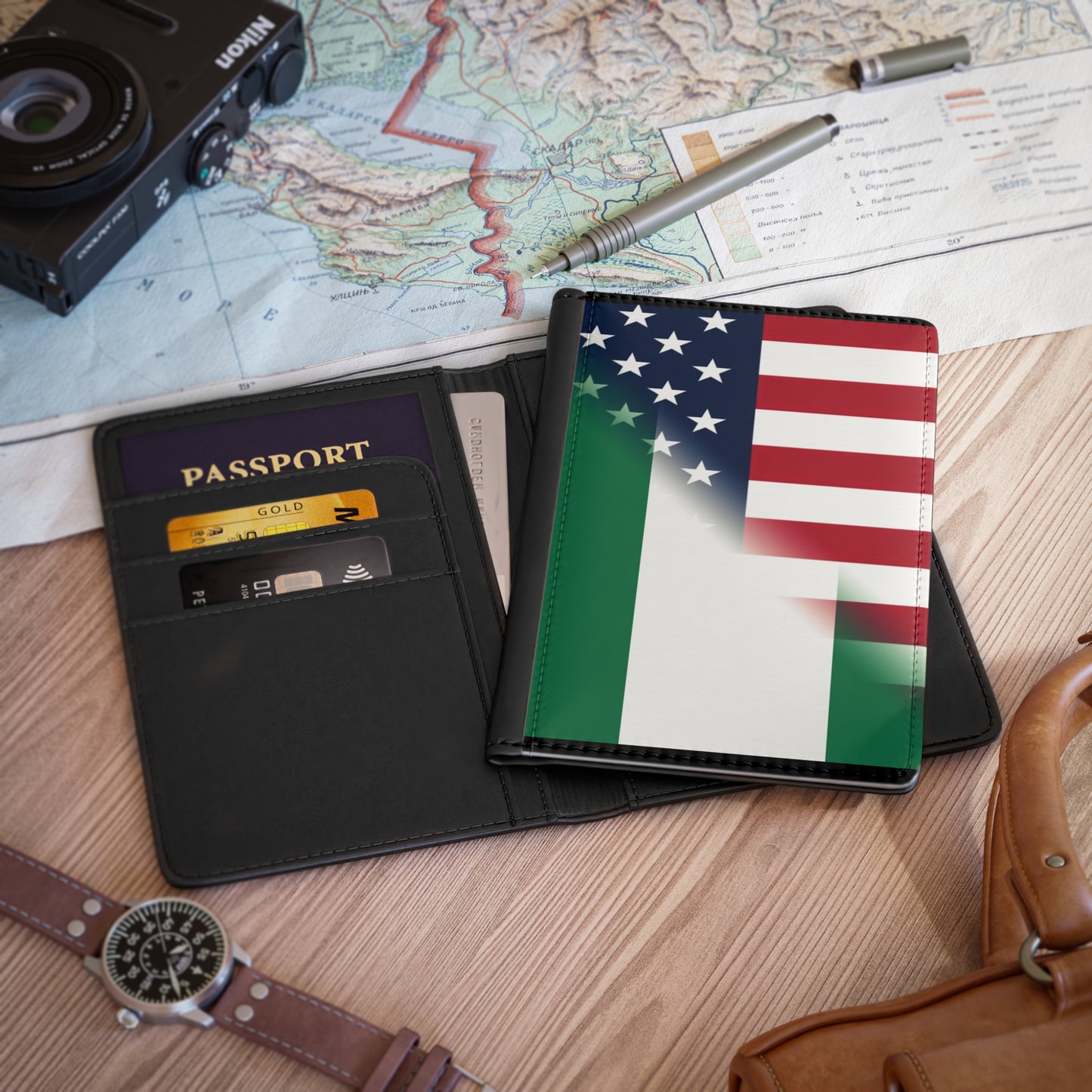 Nigerian American Passport Cover | Nigeria USA Travel