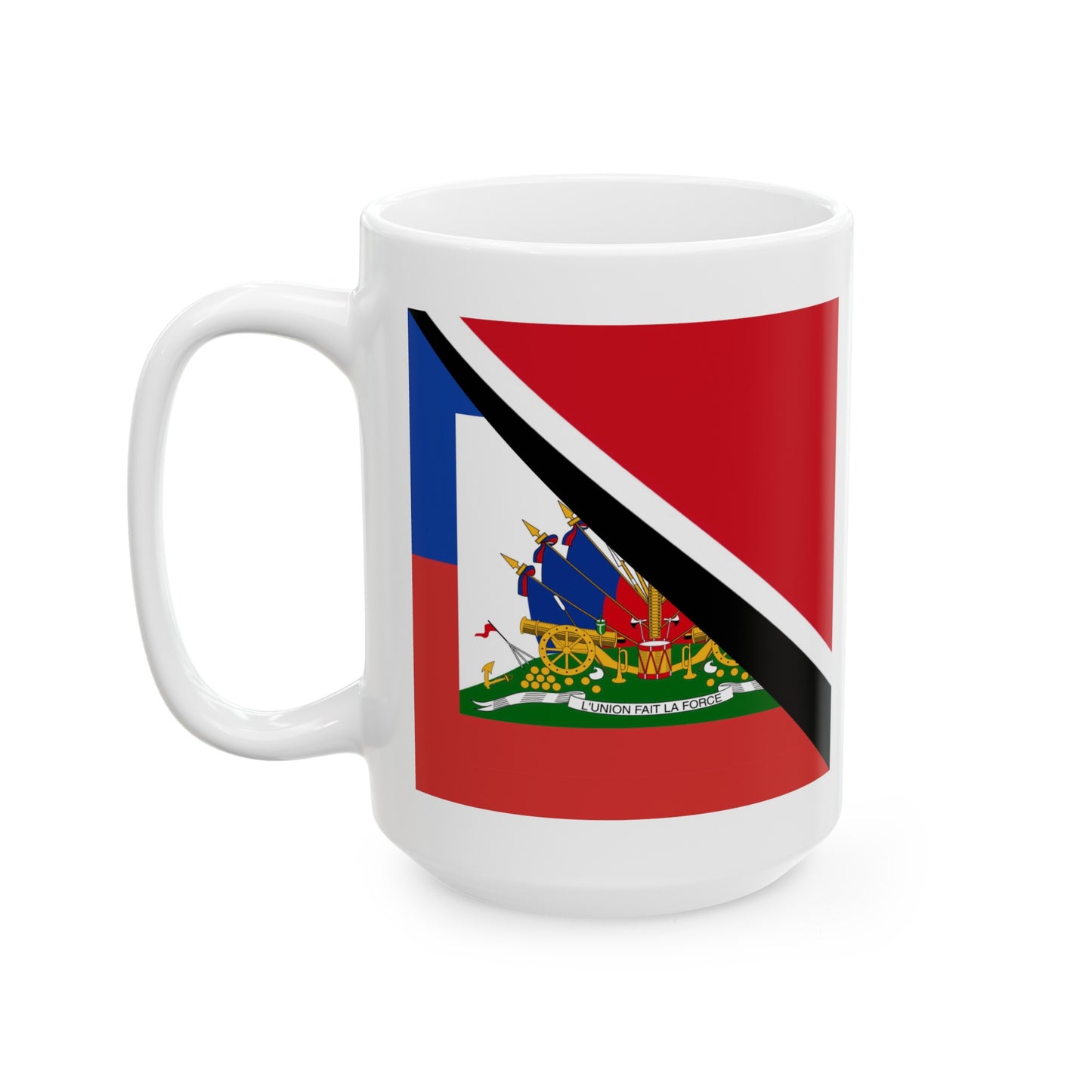 Haitian Trinidad and Tobago Flag Haitian Trini Ceramic Mug 11oz, 15oz Cup