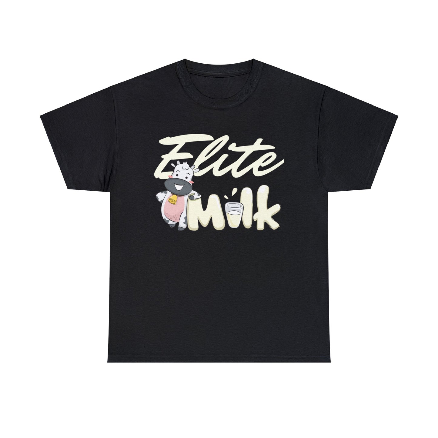 Elite Milk T-Shirt | Unisex Cow Funny Pop Culture Tee Shirt