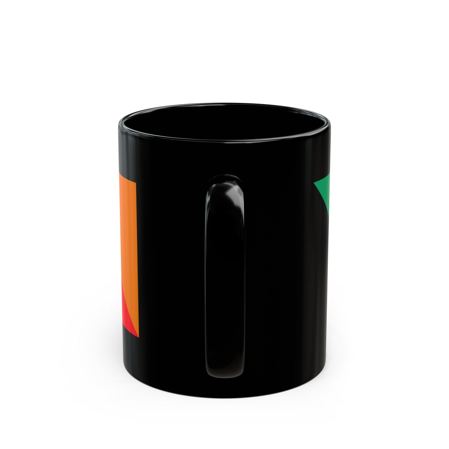 German Irish Flag Half Germany Ireland Black Mug (11oz, 15oz)