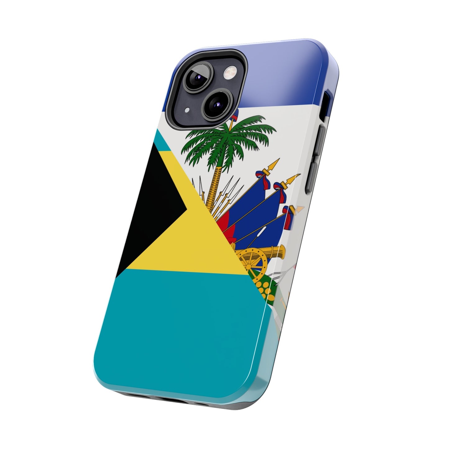 Bahamas Haiti Flag Bahamian Haitian Tough Phone Cases