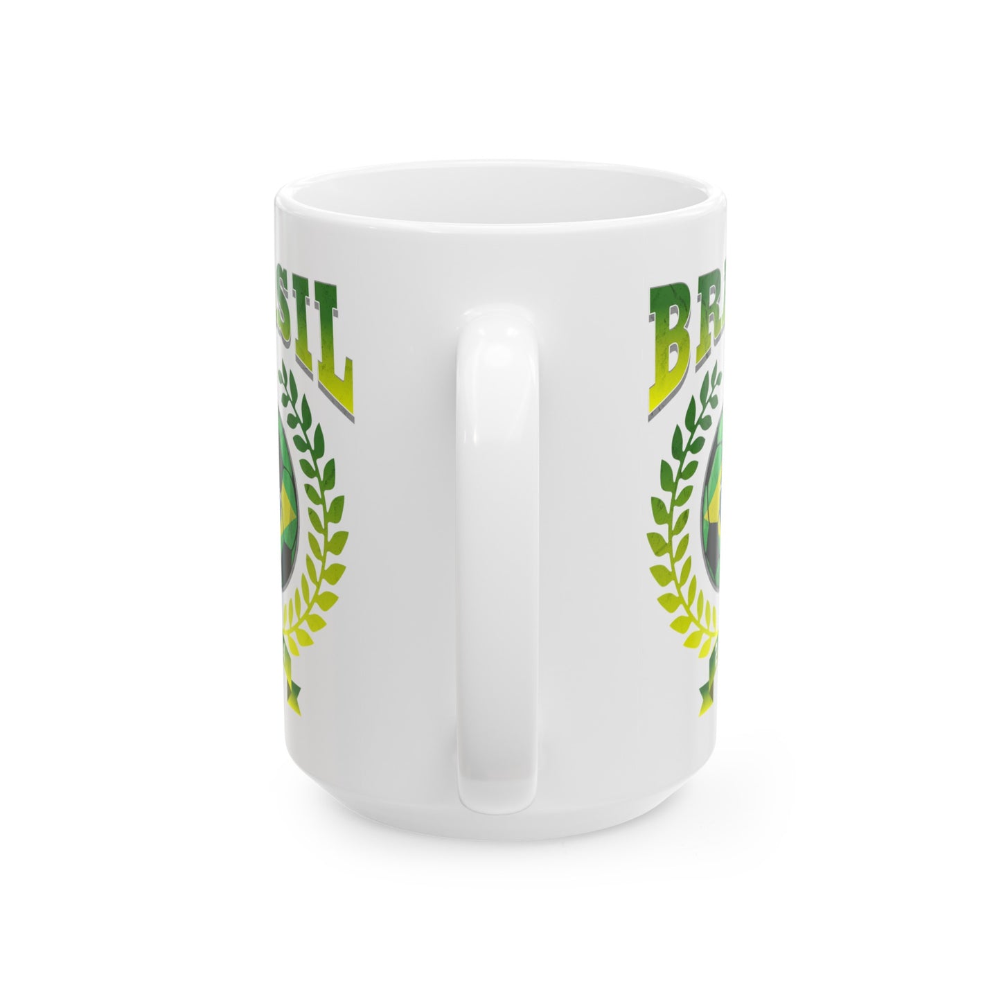 Brasil 2024 Soccer Football Championship Games Brazil Team Ceramic Mug 11oz, 15oz Cup