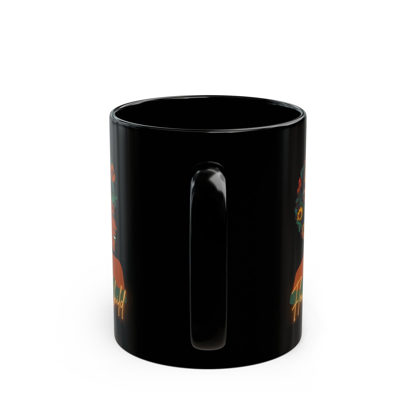 Flower Child Black Black Mug (11oz, 15oz)