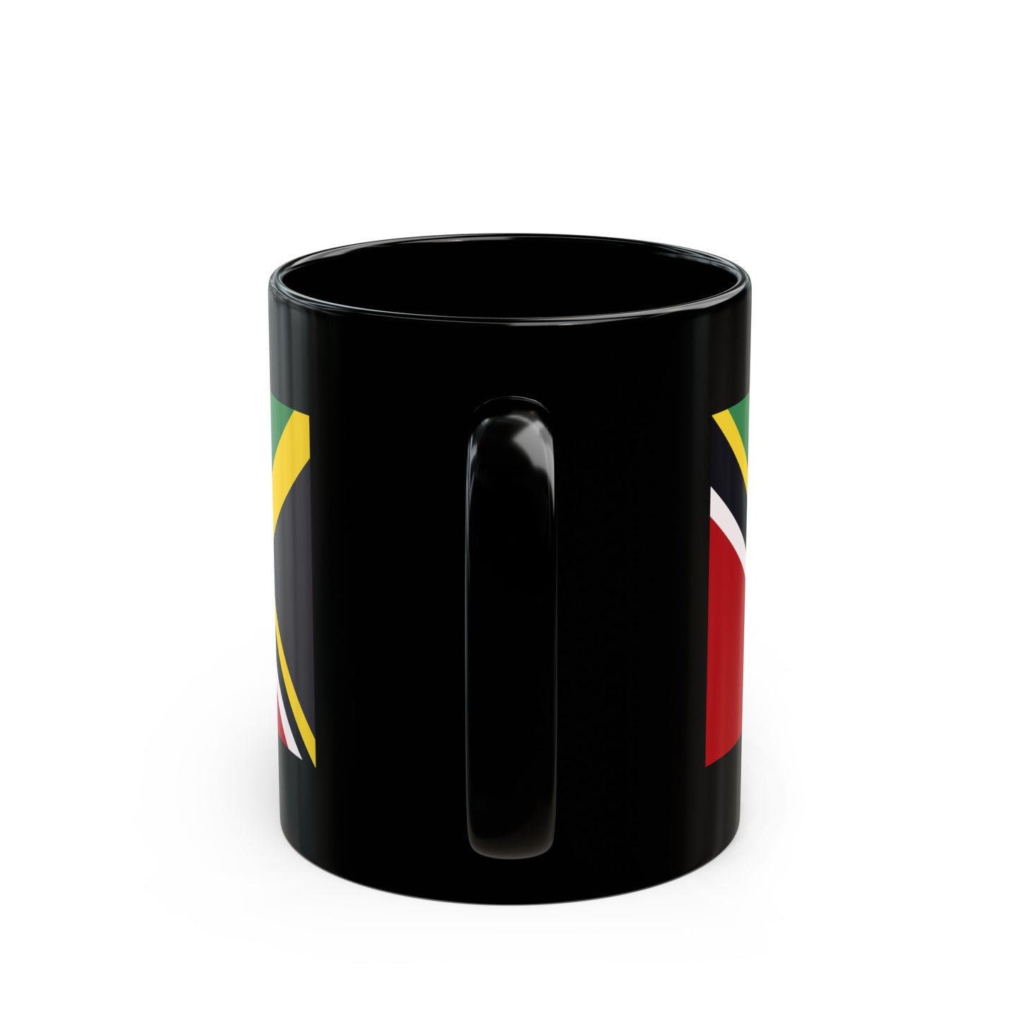 Jamaica Trinidad Flag Jamaican Trini Black Mug (11oz, 15oz)