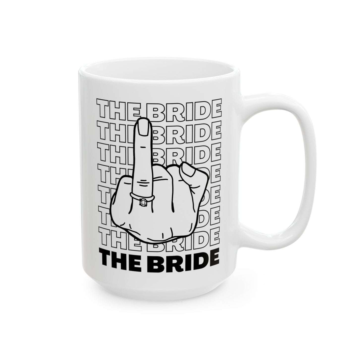 Bride Bridal Shower Fiance Bachelorette Gift Ceramic Mug 11oz, 15oz Cup