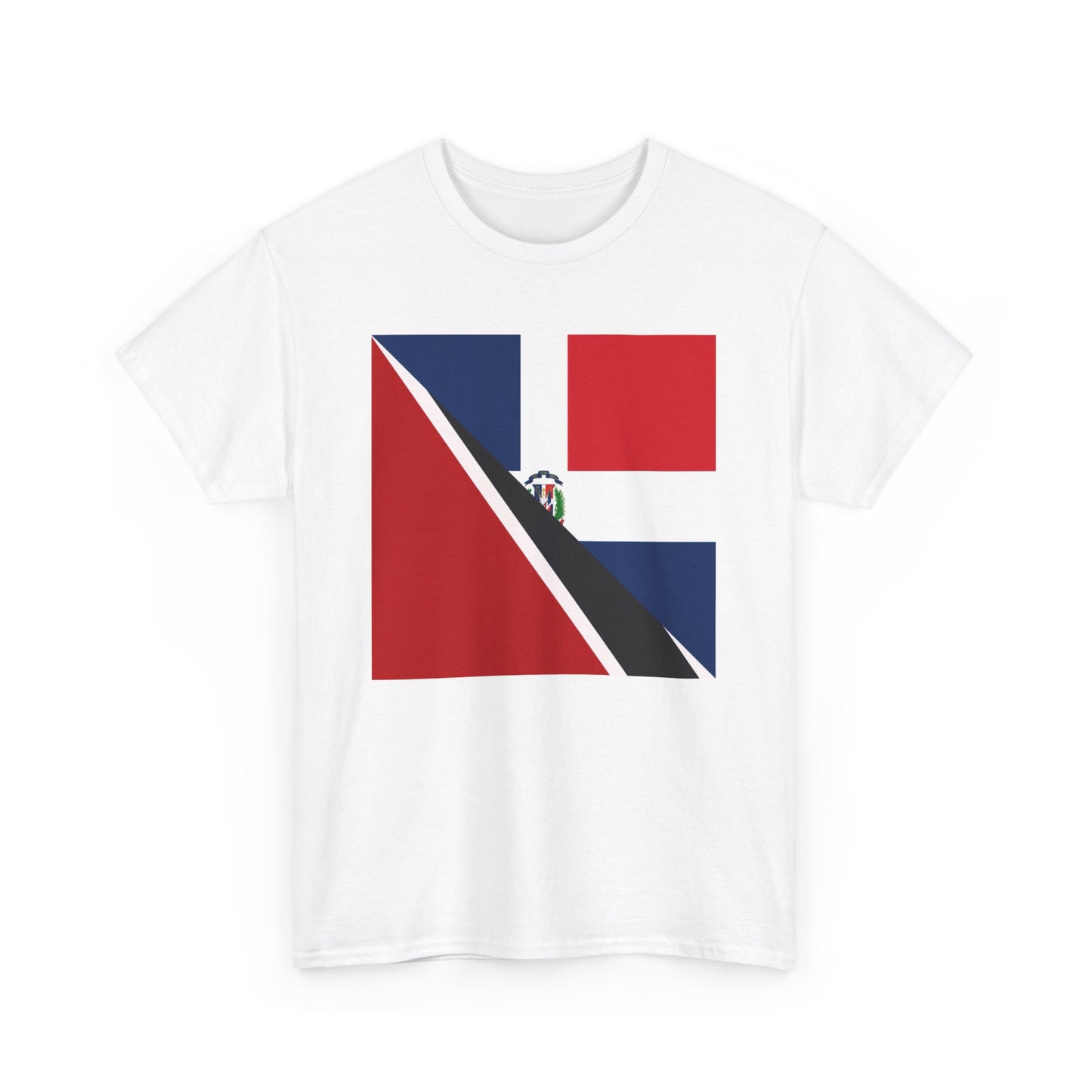 Dominican Trini Flag T-Shirt Unisex Republic Trinidad and Tobago Tee Shirt