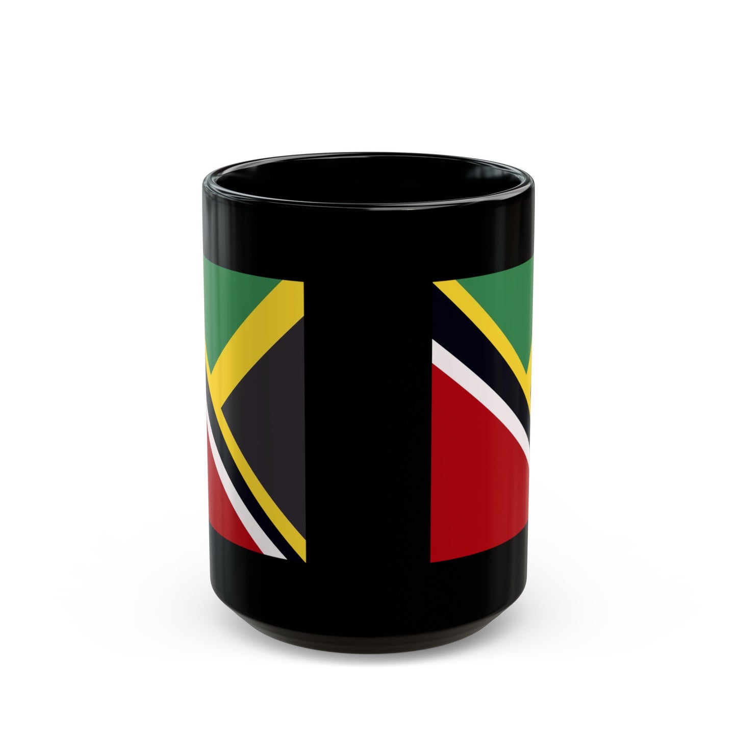 Jamaica Trinidad Flag Jamaican Trini Black Mug (11oz, 15oz)