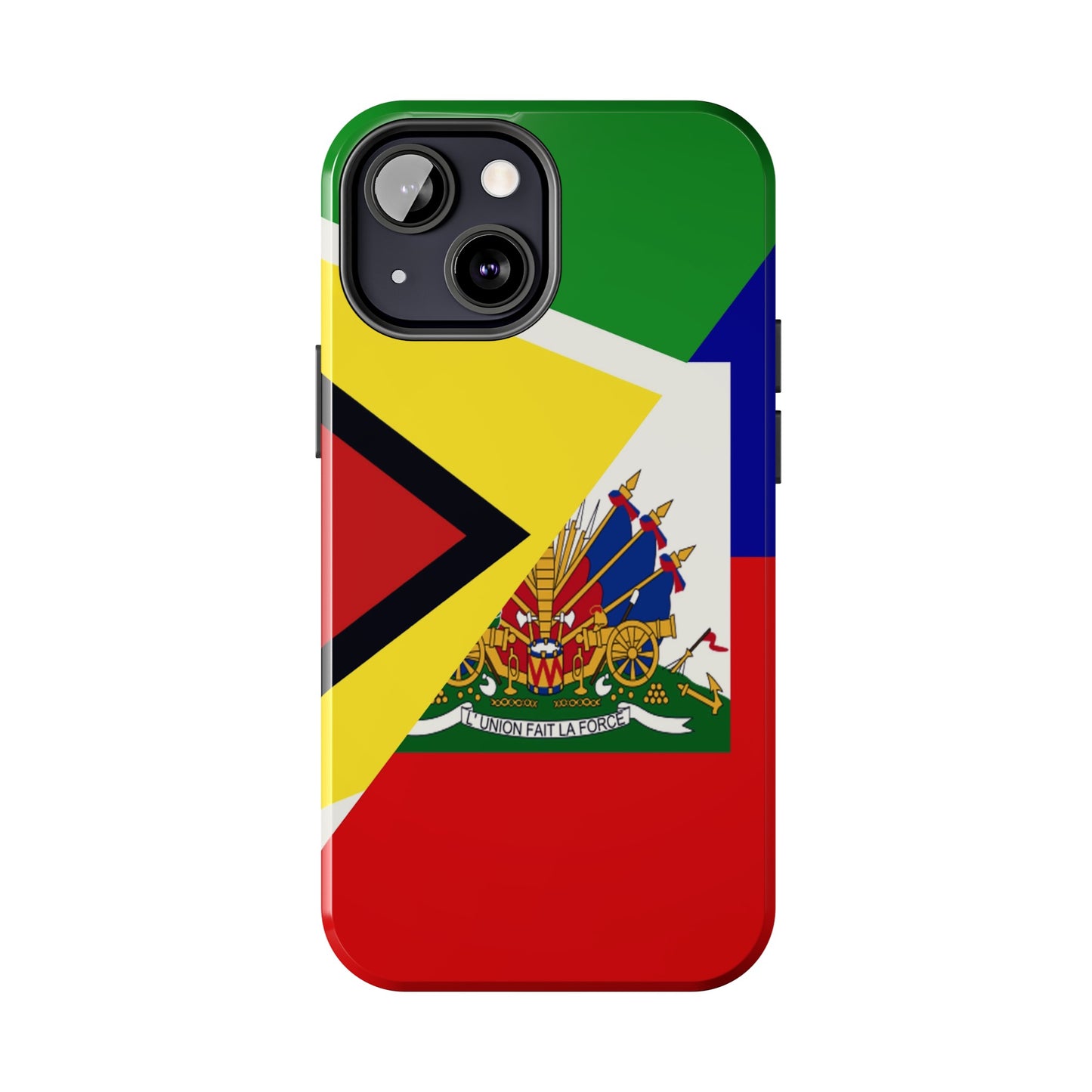 Haiti Guyana Flag Haitian Guyanese Tough Phone Cases