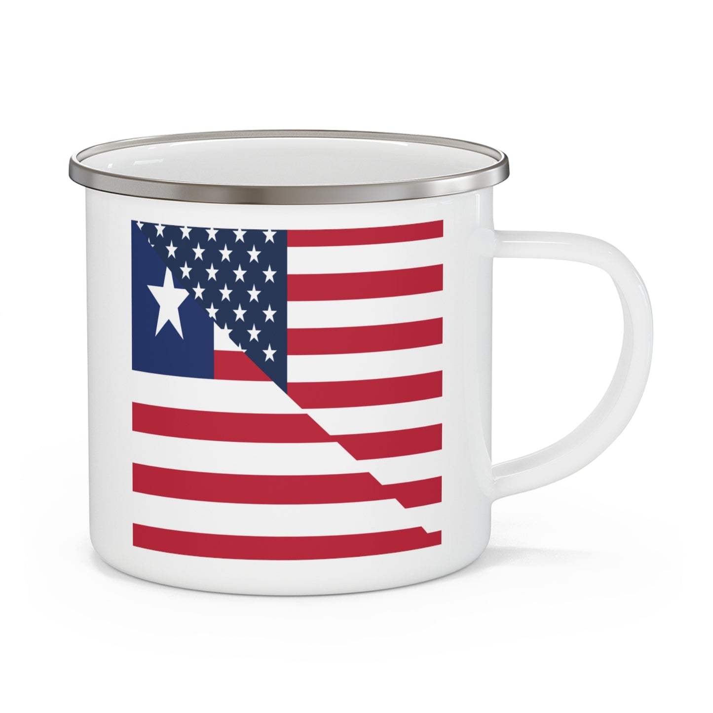 Liberian American flag Liberia USA 12oz Enamel Mug