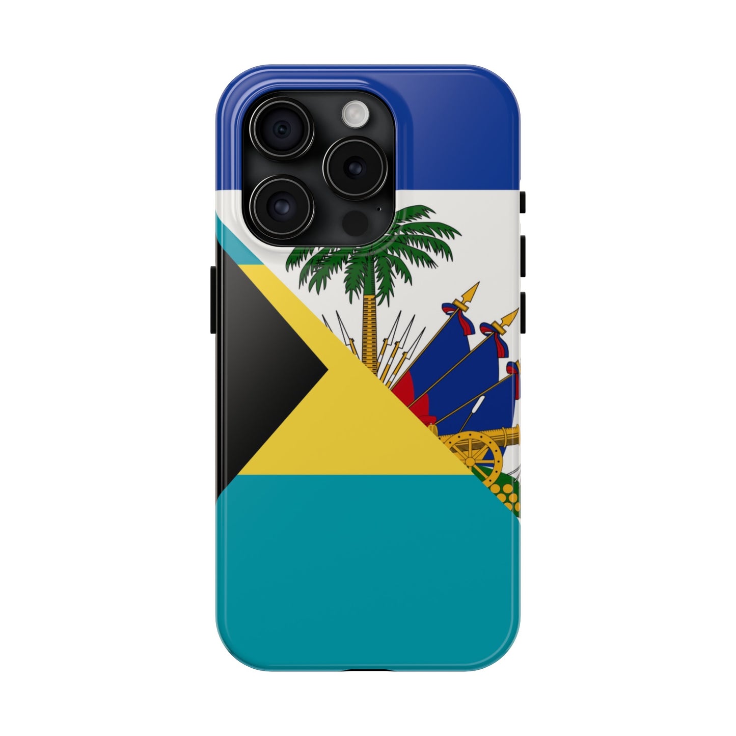 Bahamas Haiti Flag Bahamian Haitian Tough Phone Cases