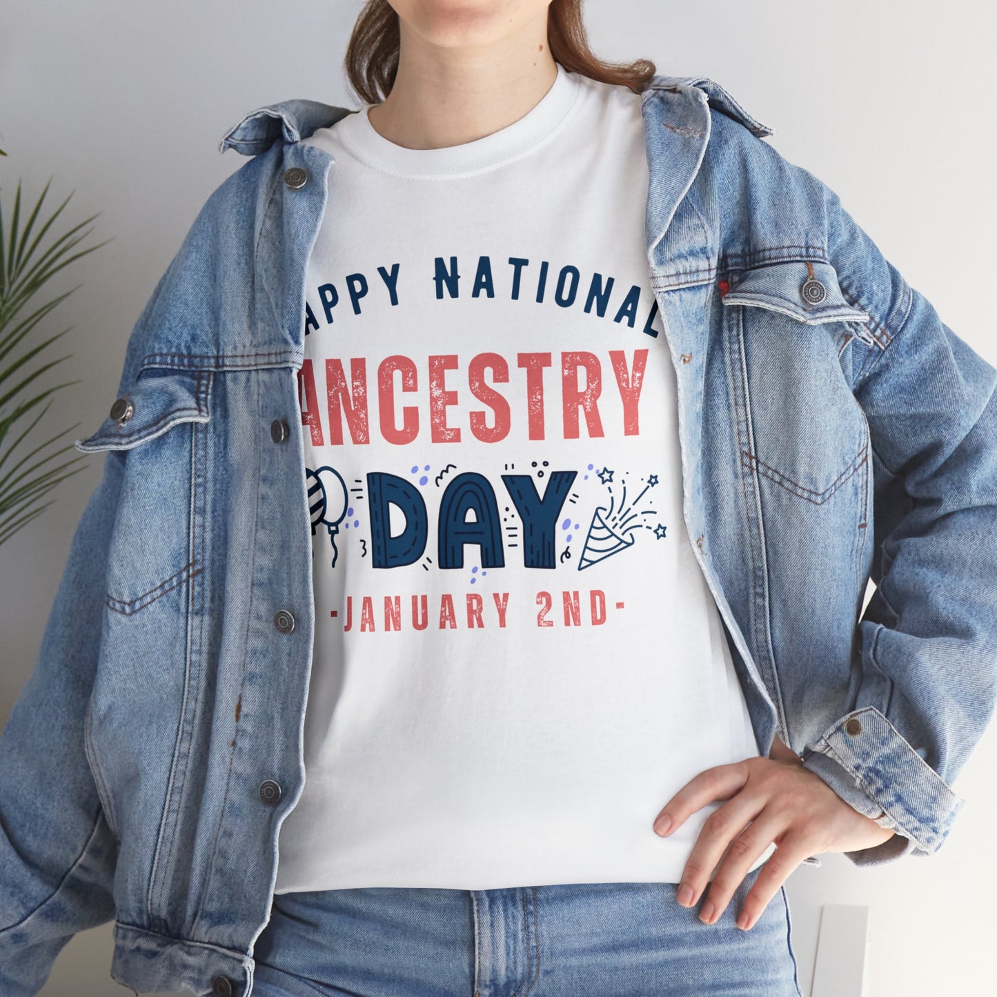 Ancestry Day January 2nd Happy National T-Shirt | Unisex Tee Shirt