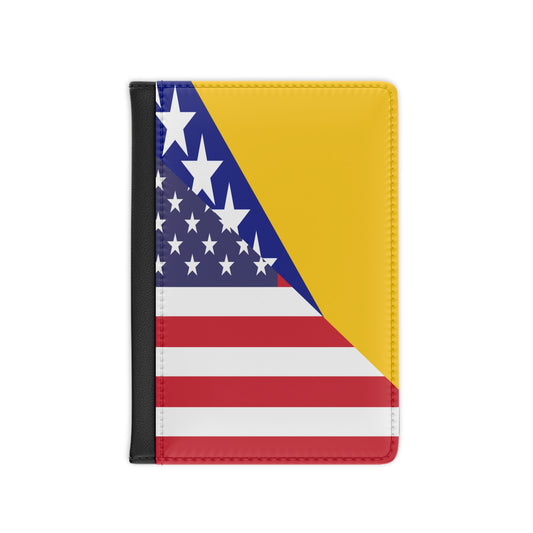 Bosnia Herzegovina American Flag Passport Cover