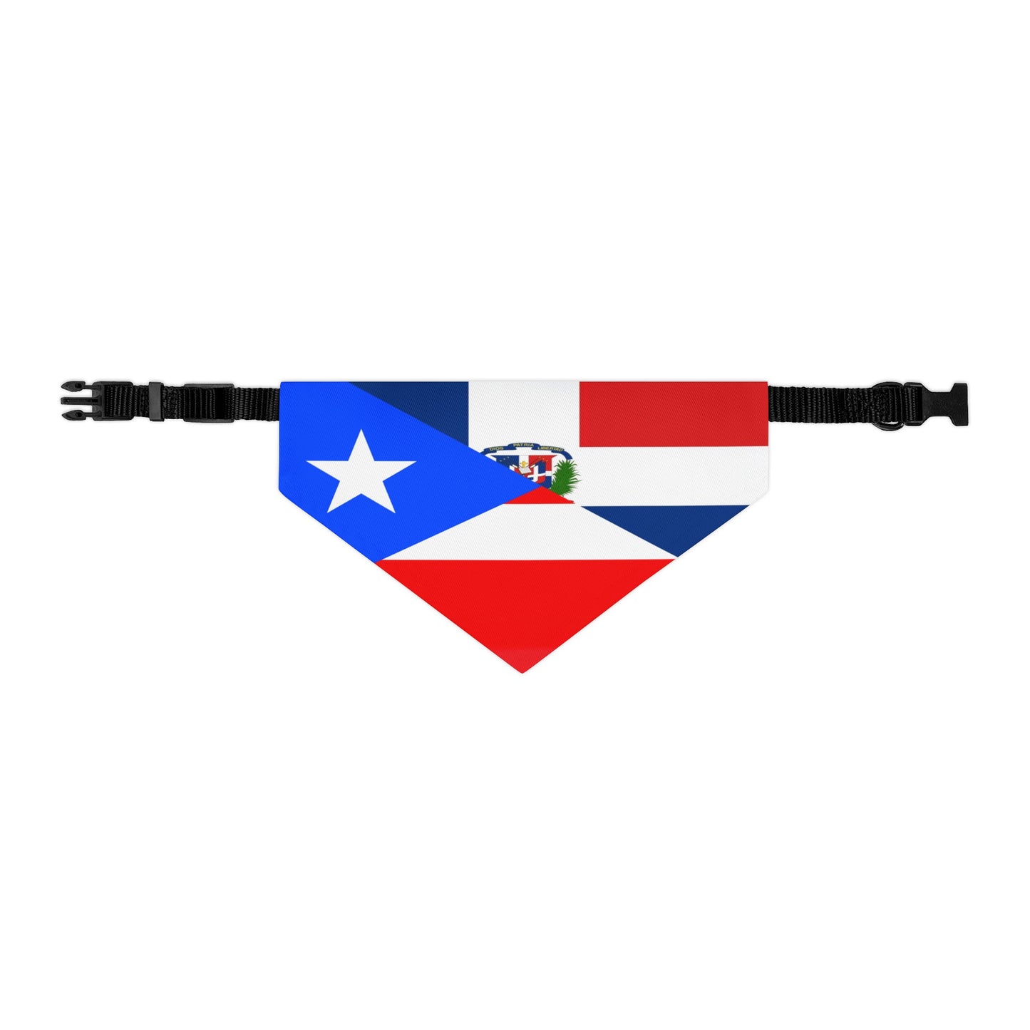 Puerto Rico Dominican Republic Pet Dog Cat Bandana Collar | PR DR